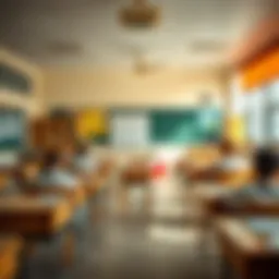 Classroom environment at an IGCSE school in Dubai