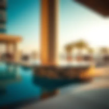 Luxurious Amenities at Ajman One Tower Amenities available at Ajman One Tower including pool and gym