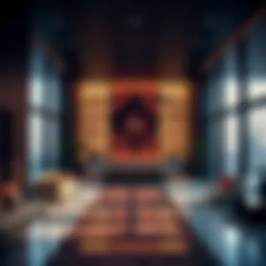 Interior space highlighting modern amenities within Al Gurg Tower