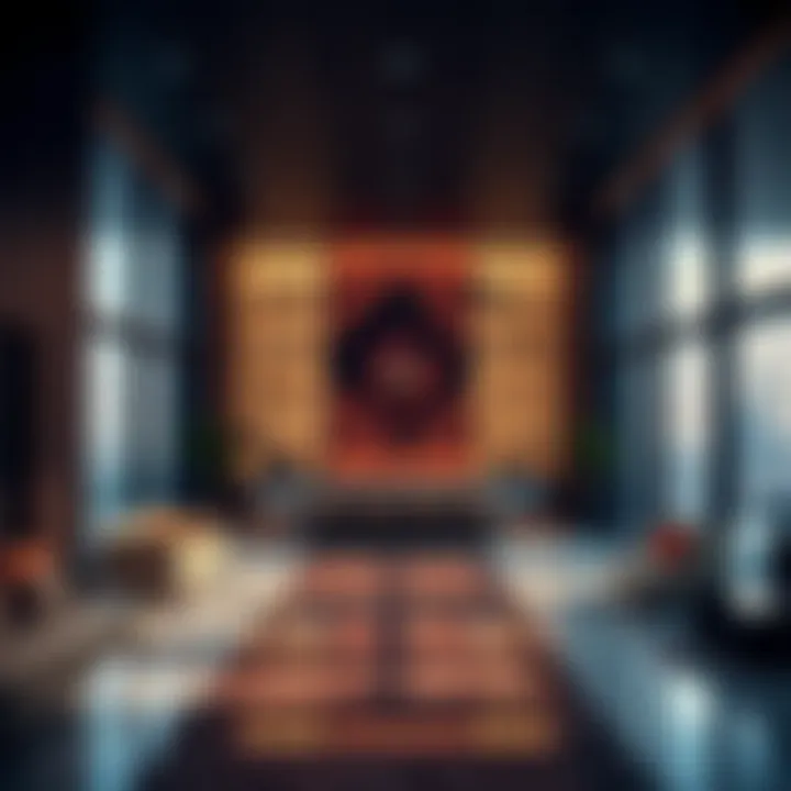 Interior space highlighting modern amenities within Al Gurg Tower