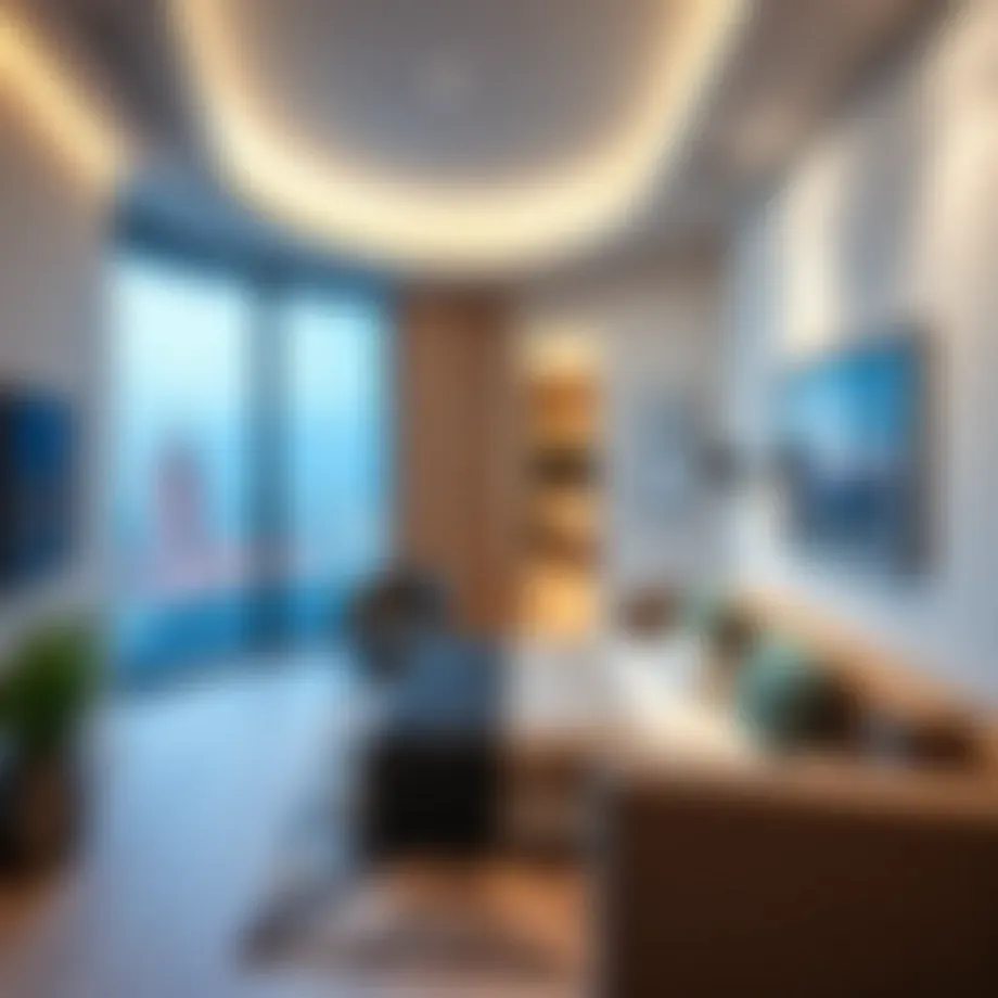 Modern studio interior in Al Rigga