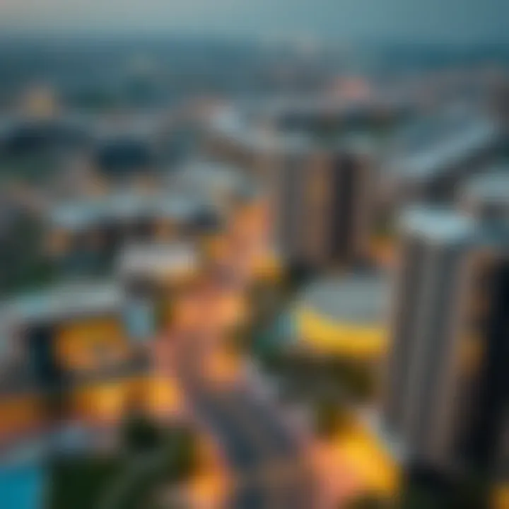 Panoramic view of the surrounding infrastructure of Al Sayyah Residence