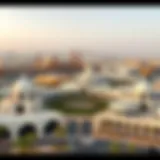 A panoramic view of Al Ain showcasing modern architecture and cultural landmarks