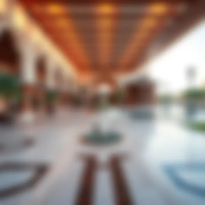 A beautifully designed public space in Al Ain reflecting cultural heritage and modernity