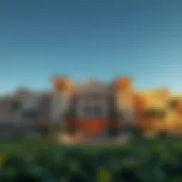 Stunning view of the resort showcasing its architecture and lush surroundings