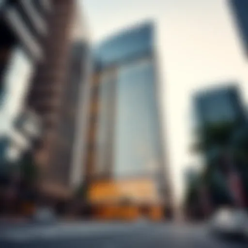 Stunning facade of the API Trio Office Tower