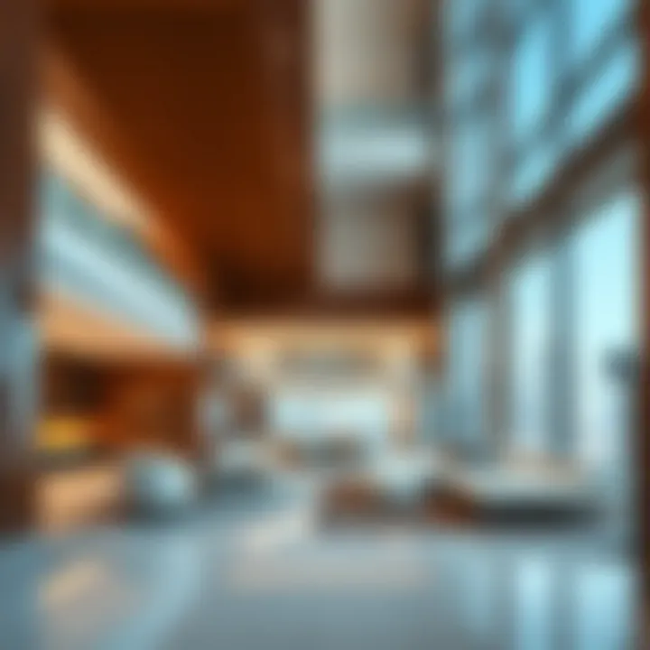 Luxurious interior design showcasing modern living spaces in Avanti Tower