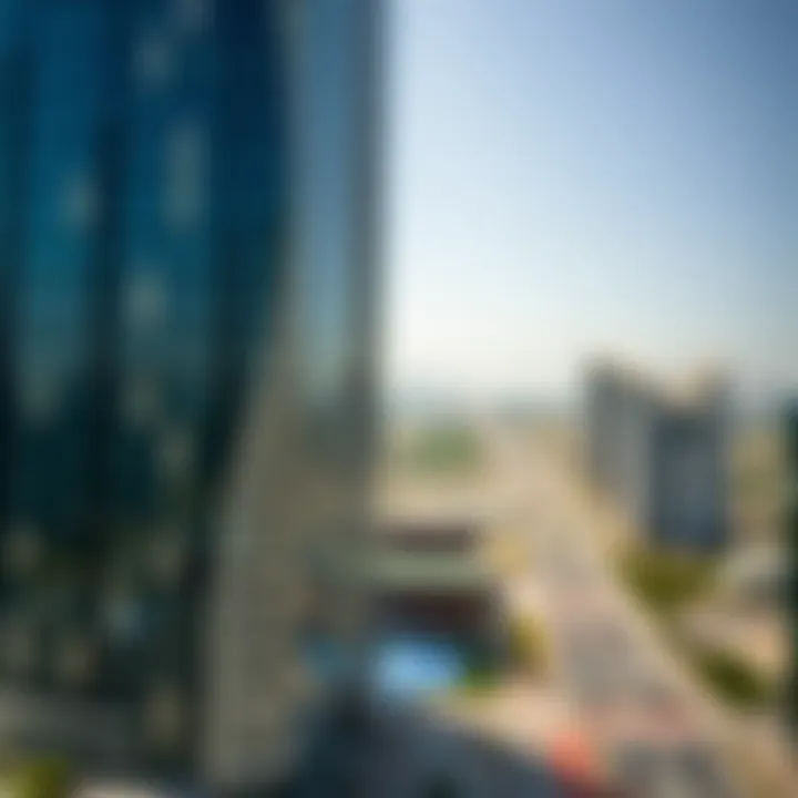 Strategic location of Avanti Tower within Dubai's urban landscape