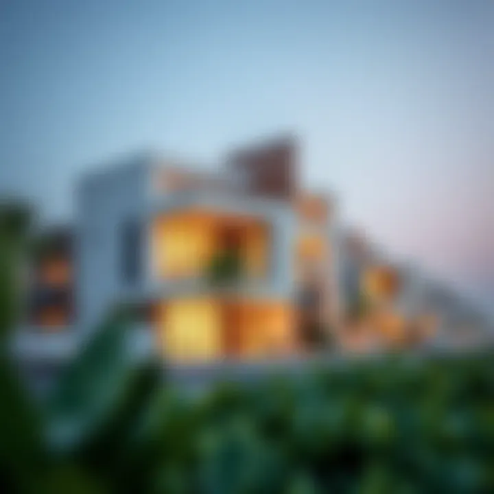 Modern residential developments in Barakat Nad Al Hamar