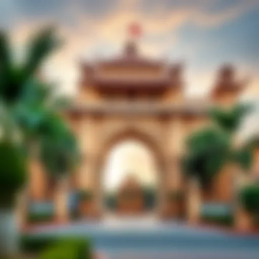 Stunning facade of Binghatti Gate