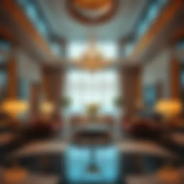 Opulent Interior Design at Bvlgari Residences Elegant interior of a Bvlgari Residence highlighting opulence