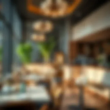 Interior ambiance of Circle Cafe highlighting its cozy seating
