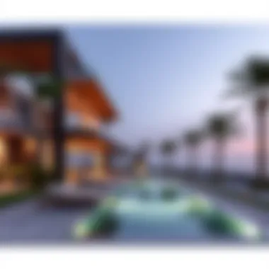 Modern Beachfront Living in Dubai Stunning beachfront property showcasing modern architecture