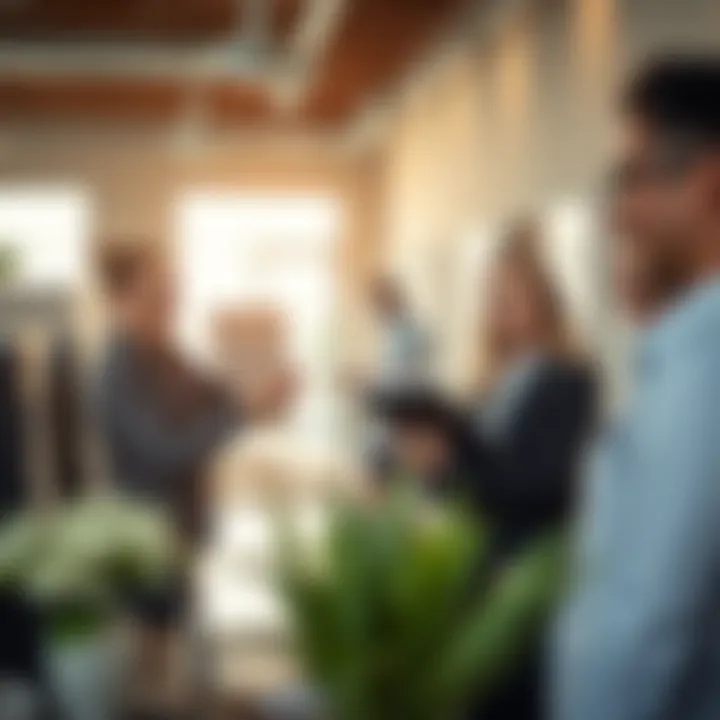 Customer service representatives assisting clients with moving inquiries