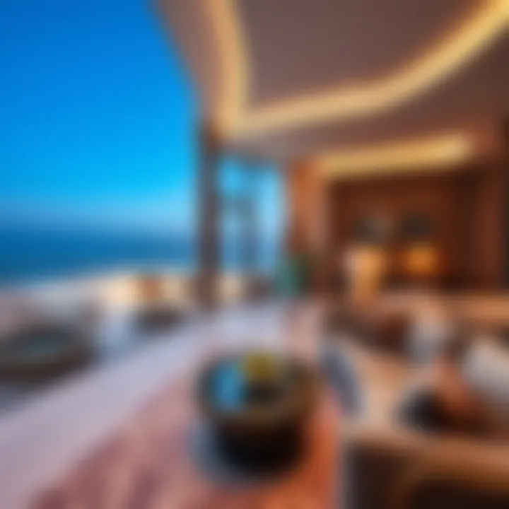 Luxurious interior design reflecting elegance and sophistication at Damac Santorini