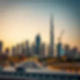 Dubai skyline showcasing modern architecture