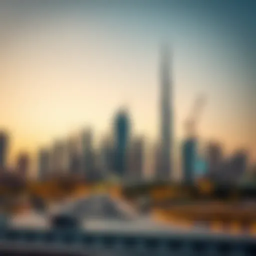 Dubai skyline showcasing modern architecture