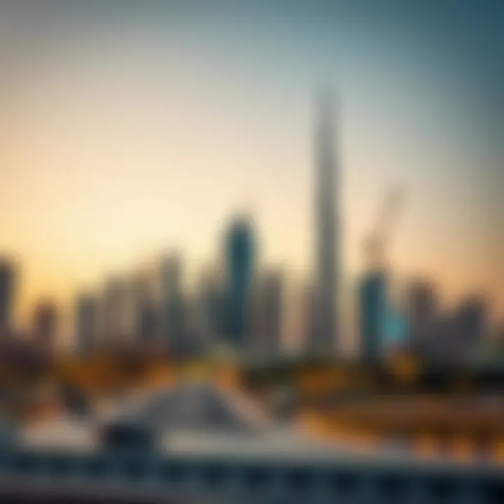 Dubai skyline showcasing modern architecture
