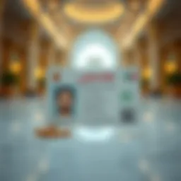 Visual representation of the Emirates ID card
