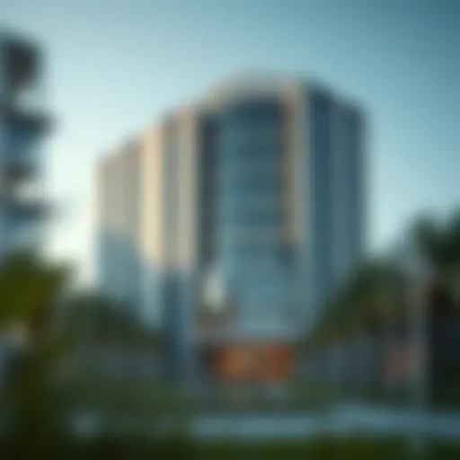 Exterior view of Al Asmawi Building showcasing modern architecture