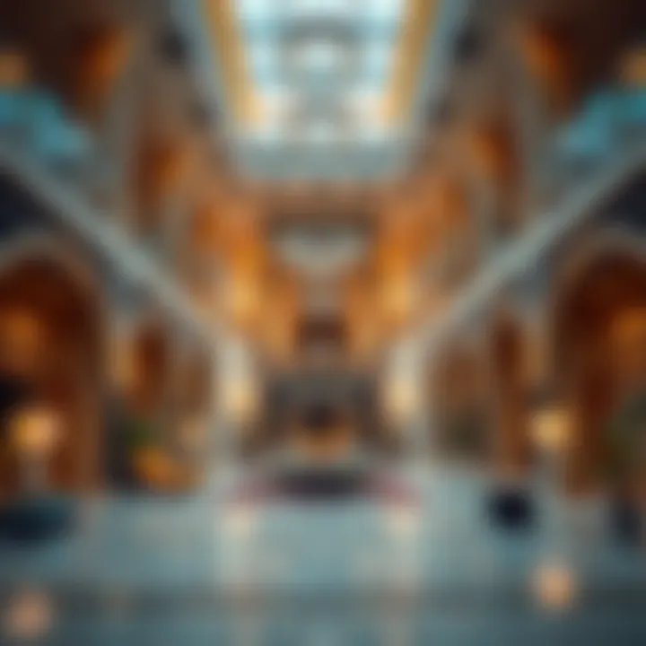 Interior layout of Al Asmawi Building highlighting its spacious design