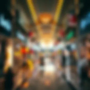 Interior view highlighting the vibrant shopping experience at الجاده مول