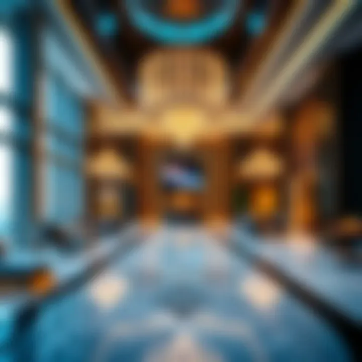 Interior amenities of Al Safeena Building highlighting luxury features