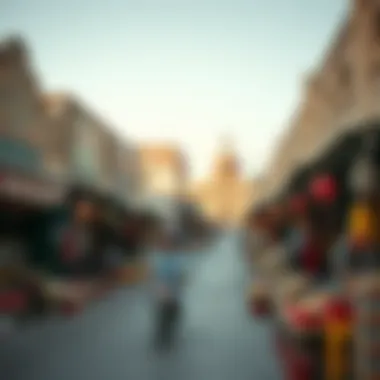 Cultural Local Market in Bur Dubai Local market with cultural significance and colorful stalls