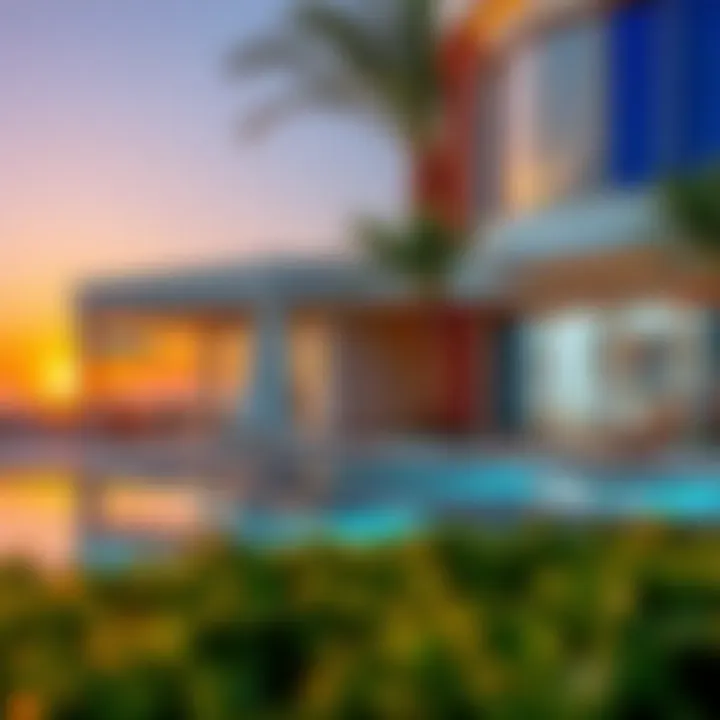 Luxurious residential property in the Arabian Gulf