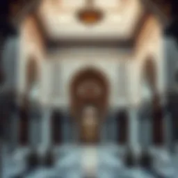 Intricate details of Arabic architecture