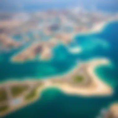 Aerial View of Surrounding Developments An aerial perspective of the development projects near Blue Waters Beach