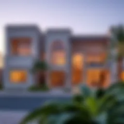 Stunning exterior view of Bulgari Villas