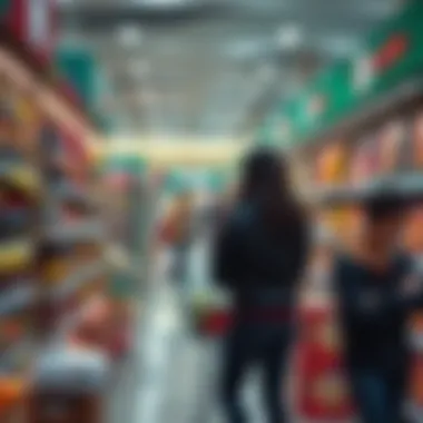 Customer engagement experience within Carrefour's aisles