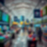 Vibrant interior of Carrefour showcasing diverse product displays