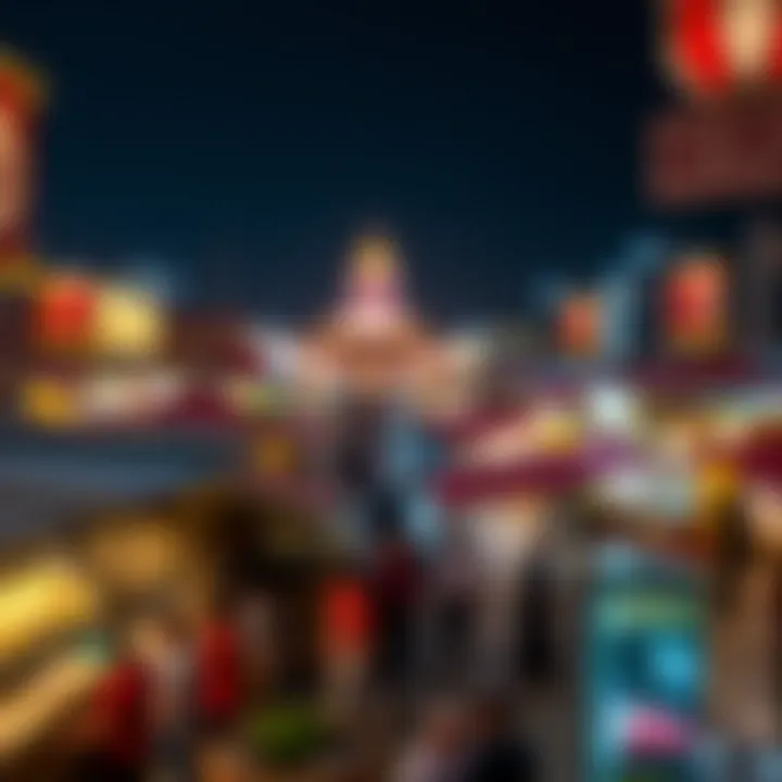 A panoramic view capturing the essence of Central Souk