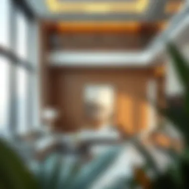 Interior Design of Churchill Towers Interior shot highlighting modern residential features