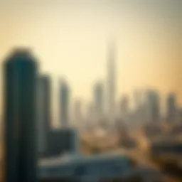 Stunning skyline view of Dubai featuring Ellington Properties