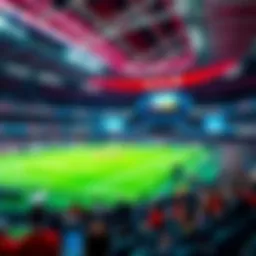 A stunning view of Etihad Arena hosting a major event