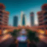 Spectacular architectural view of غاليري مول