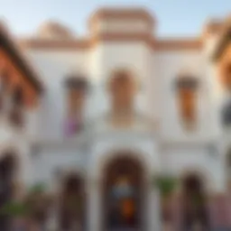 Traditional architecture of Jazeera Al Hamra showcasing unique design elements