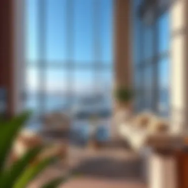 Luxurious Interior Design Luxurious interior design featuring modern amenities within Jumeirah Living Marina.