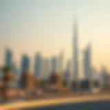 Modern Dubai skyline showcasing real estate developments