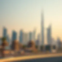 Modern Dubai skyline showcasing real estate developments