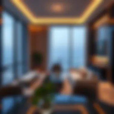 Luxury Apartment Interior in Nesto Ajman One Tower Interior design of a luxury apartment in Nesto Ajman One Tower
