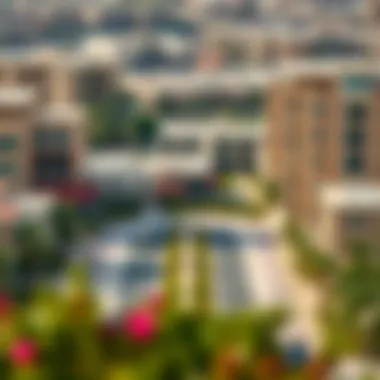 Overview of Al Nahda neighborhood showcasing amenities