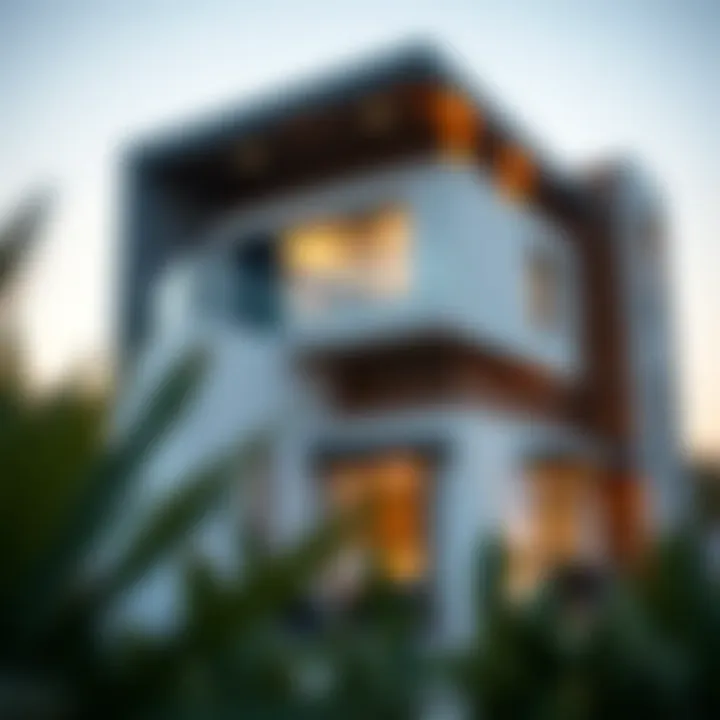 Close-up of a modern residential property in Palmview