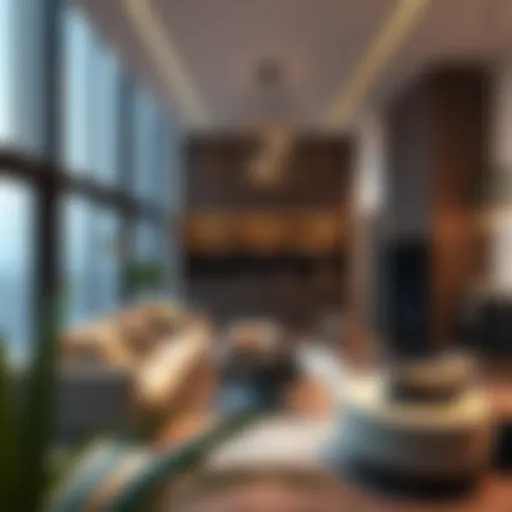 Contemporary shared living space in Dubai
