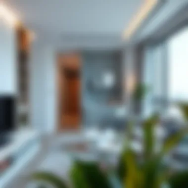 Contemporary Studio Living Space Modern studio flat interior showcasing open space design