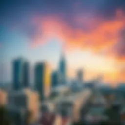 A stunning skyline view of Abu Dhabi highlighting modern architecture