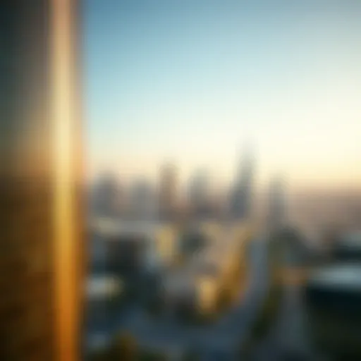 Panoramic view of TECOM skyline